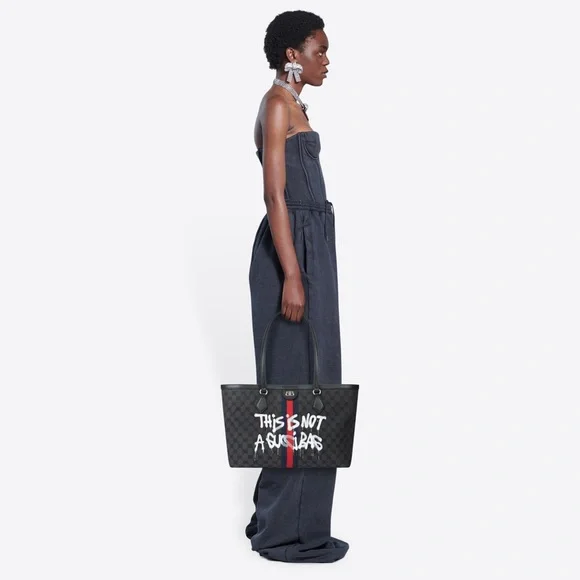 NWT Balenciaga/Gucci Collaboration Hacker Project Graffiti Bag - Picture 2 of 4